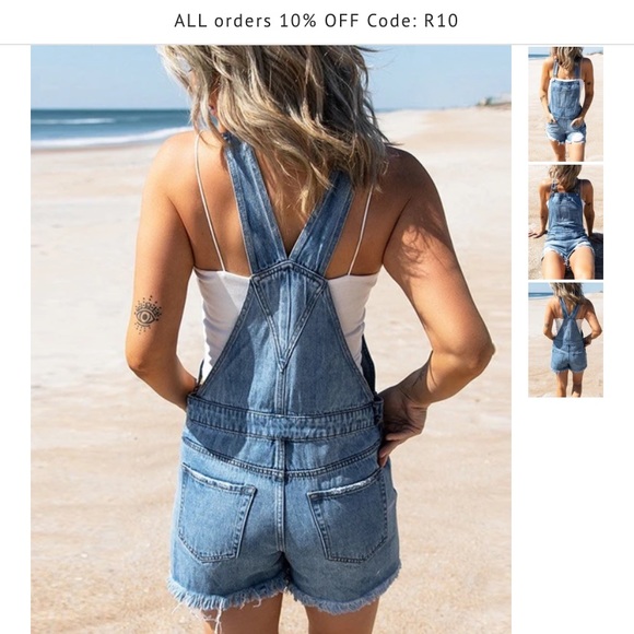 Riley Dress Alison Overalls size M - Picture 2 of 4